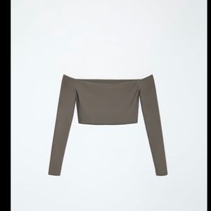 Zara Crop Top in the color Stone